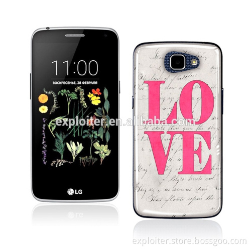 Ultra thin gel resin custom print logo phone case for LG k5 case